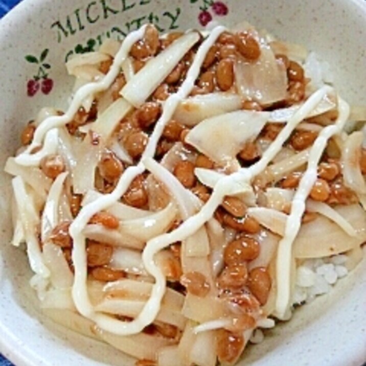 納豆の食べ方 玉ねぎ マヨネーズ レシピ 作り方 By Nyan260 楽天レシピ